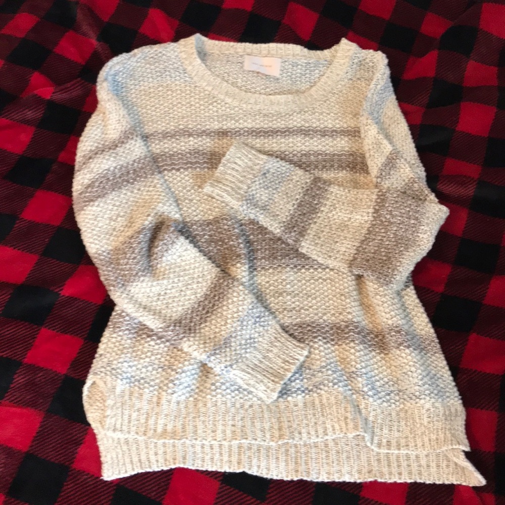 Shaker knit sweater